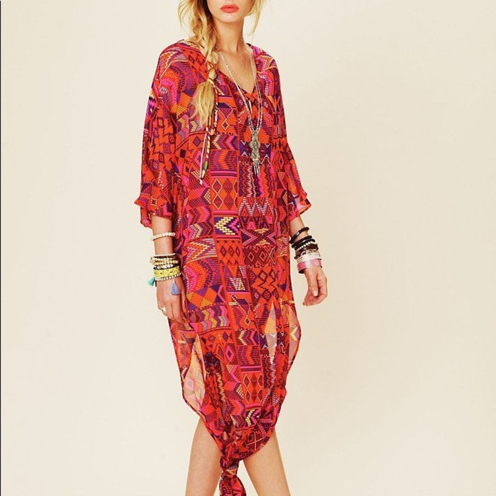 Mara Hoffman Multicolored Silk Caftan